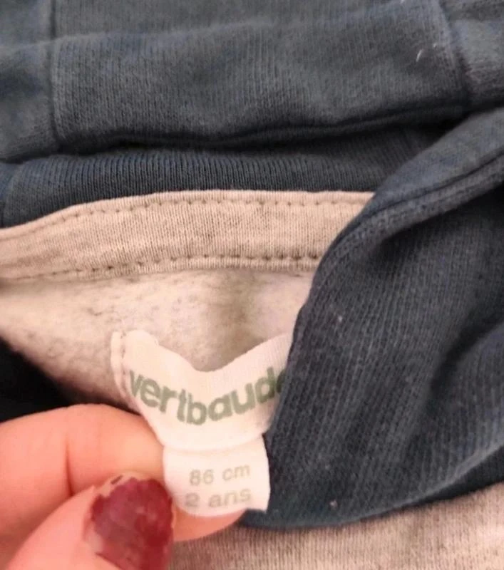 Sudadera con capucha 🧸 Talla 2 años 🧸 Vertbaudet – photo 4